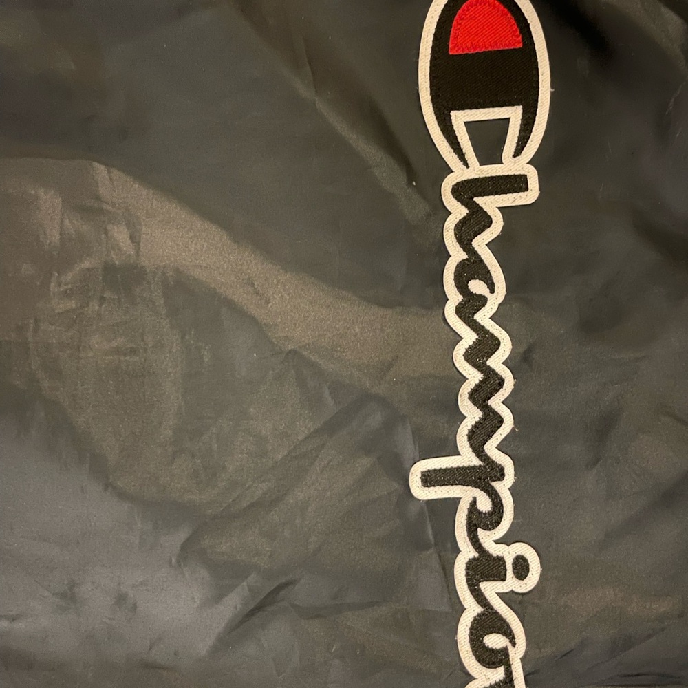 Champion Black Jacket With Logo Pattern - image 6